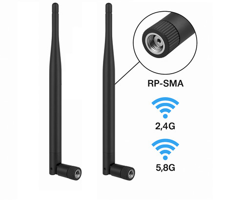 Wifi wlan antenne 5dbi - 2x,