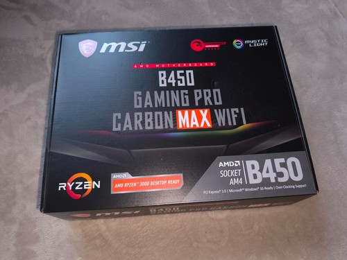 Msi b450 gaming pro carbon - pro, max